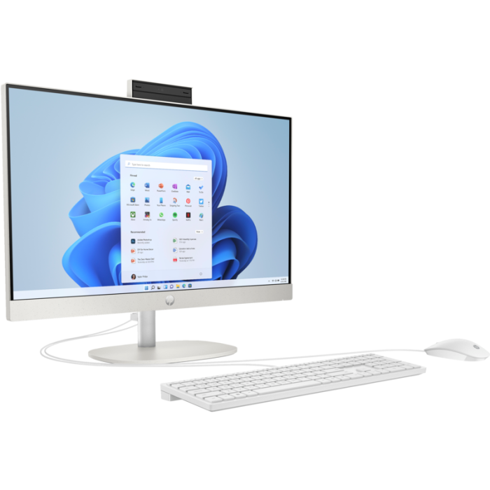 HP ALL-IN-ONE 23.8' PROONE 240 U5-125U ARC GRAPHICS 8GB 512GB SSD FHD W11P PRATA