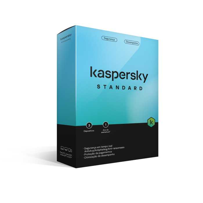 ANTIVÍRUS SW KASPERSKY STANDARD 3 PCS ANTIVÍRUS SW KASPERSKY STANDARD 3 PCS