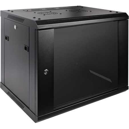 ARMÁRIO 6U 600X450 DLINK COM PORTA DE VIDRO
