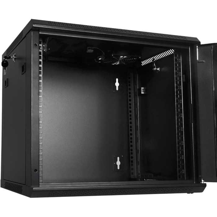ARMÁRIO 6U 600X450 DLINK COM PORTA DE VIDRO