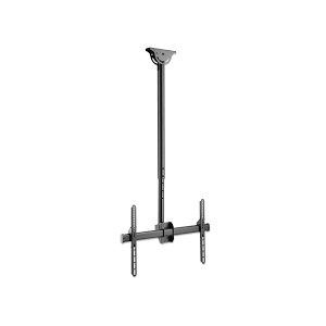 SUPORTE TV MANHTTAN 37' a 70' MÁX.50Kg AJUSTÁVEL, TETO, 360º, PRETO