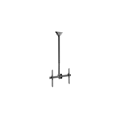 SUPORTE TV MANHTTAN 37' a 70' MÁX.50Kg AJUSTÁVEL, TETO, 360º, PRETO