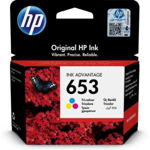TINTEIRO HP 653 TRICOLOR