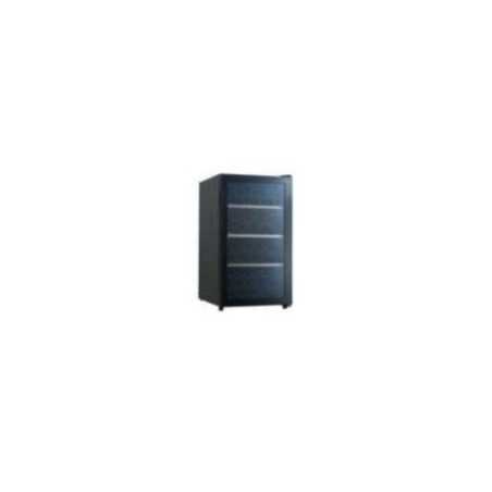 FRIGOBAR BERKLAYS VINHO 124L 56 GARRAFAS PRETO VIDRO FRONTAL