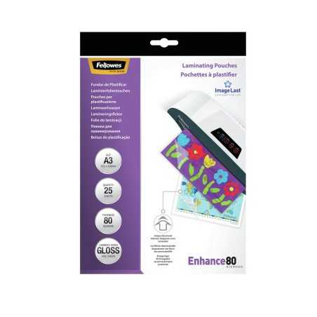 BOLSAS PARA PLASTIFICAR FELLOWES 80MIC A3/25 BOLSAS PARA PLASTIFICAR FELLOWES 80MIC A3/25