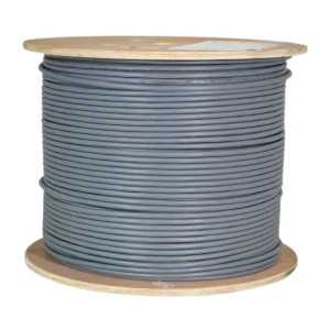 CABO DE REDE BOBINE DLINK 305M CAT6A UTP ETHERNET CINZA