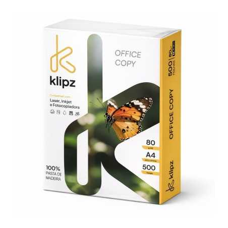 PAPEL FOTOCOPIA A4 KLIPZ 80G BRANCO
