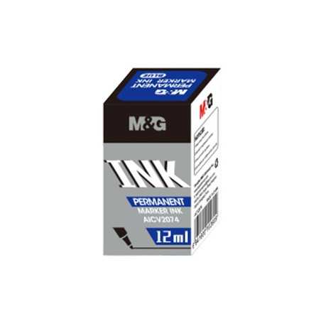 TINTA AZUL M&G PARA MARCADOR PERMANENTE CARREGÁVEL