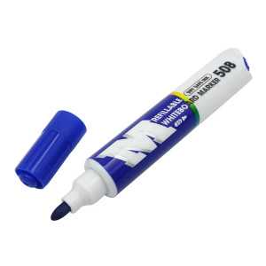 MARCADOR DE QUADRO BRANCO CARREGÁVEL AZUL