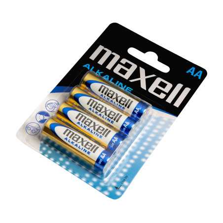 PILHA AA LR06 PK/4 MAXELL ALKALINE PILHA AA LR06 PK/4 MAXELL ALKALINE