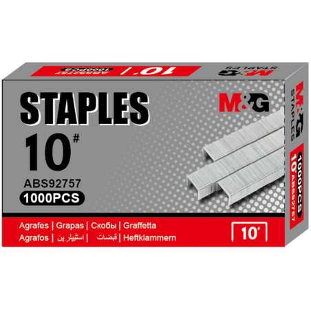 AGRAFOS Nº10 M&G 1000pcs 10/500