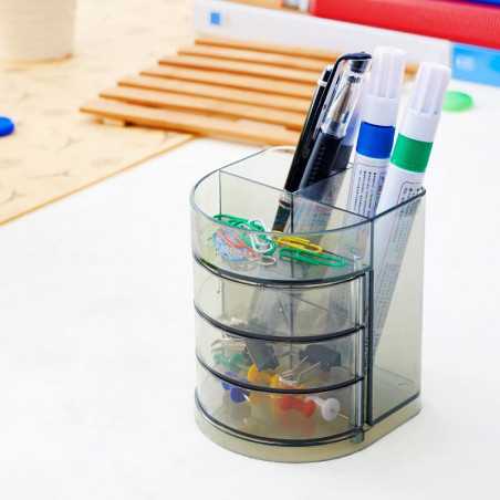 PORTA CANETAS M&G DE PLÁSTICO 3 CAMADAS
