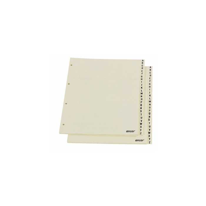 SEPARADOR A4 ALFABETO A/Z