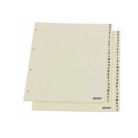 SEPARADOR A4 ALFABETO A/Z