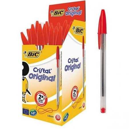 ESFEROGRÁFICA BIC CRISTAL VERMELHA