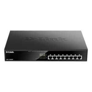 SWITCH D-LINK 8 PORTAS GIGABIT PoE 125W (DGS-1008MP)