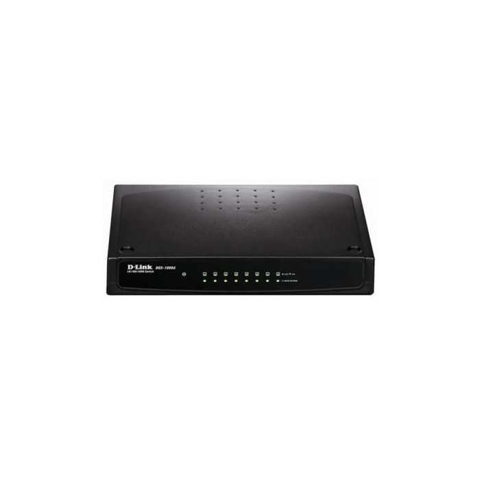 SWITCH 8 DLINK 10/100/1000 S/GESTÃO