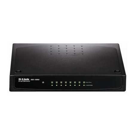 SWITCH 8 DLINK 10/100/1000 S/GESTÃO