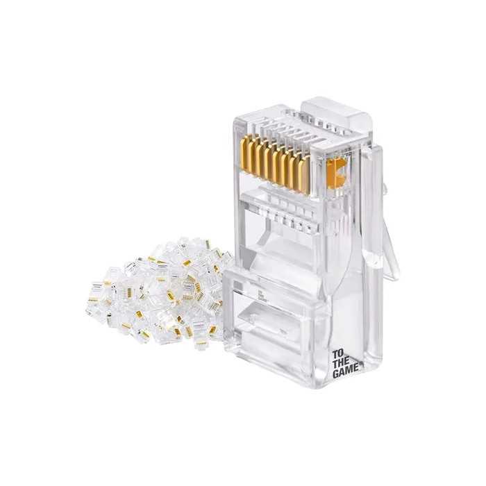 FICHAS RJ45 CAT 6 U/UTP AWG 23-26 100UN FICHAS RJ45 CAT 6 U/UTP AWG 23-26 100UN