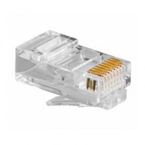 FICHAS RJ45 CAT 6 U/UTP AWG 23-26 100UN