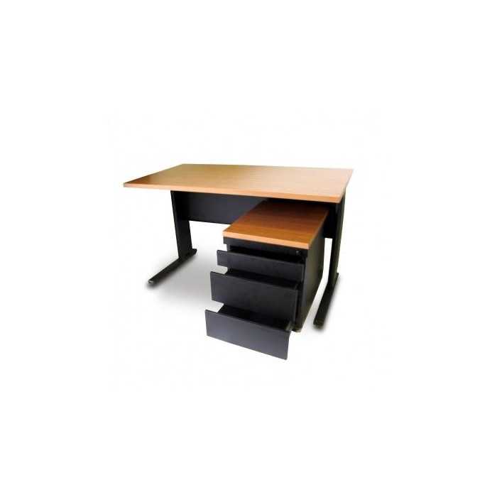 SECRETÁRIA DELTA 2 80X65X72CM KIT4PC+GAVETAS PT