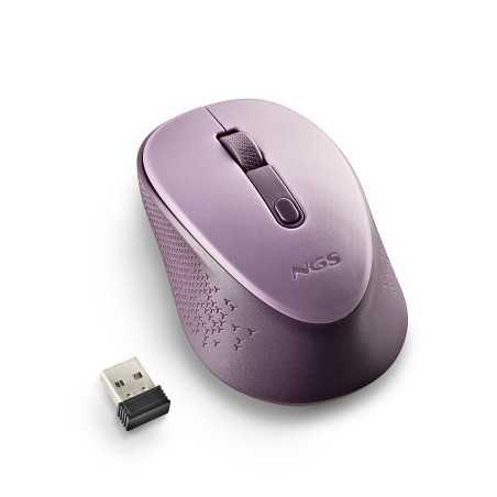 MOUSE NGS DEW SILENT WIRELESS 2.4GHZ LILÁS