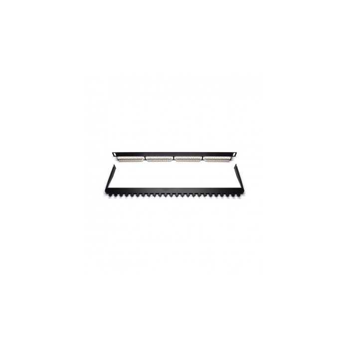 PATCH PANNEL-24 PT WP RACK 0,5U PRETO