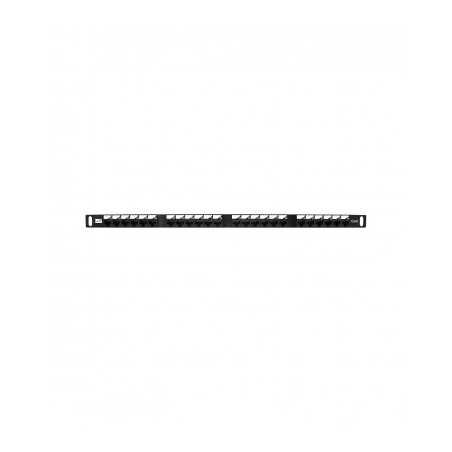 PATCH PANNEL-24 PT WP RACK 0,5U PRETO