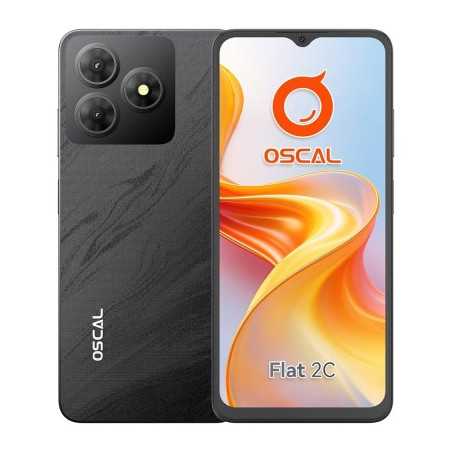 SMARTPHONE OSCAL FLAT 2C 2GB+64GB PRETO SMARTPHONE OSCAL FLAT 2C 2GB+64GB PRETO