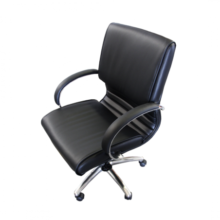 CADEIRA PU MEDIUM EXECUTIVA BK