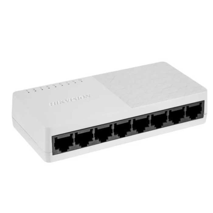 SWITCH 5 HIKVISION 8X 10/100MBPS S/ GESTÃO