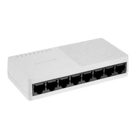 SWITCH 5 HIKVISION 8X 10/100MBPS S/ GESTÃO
