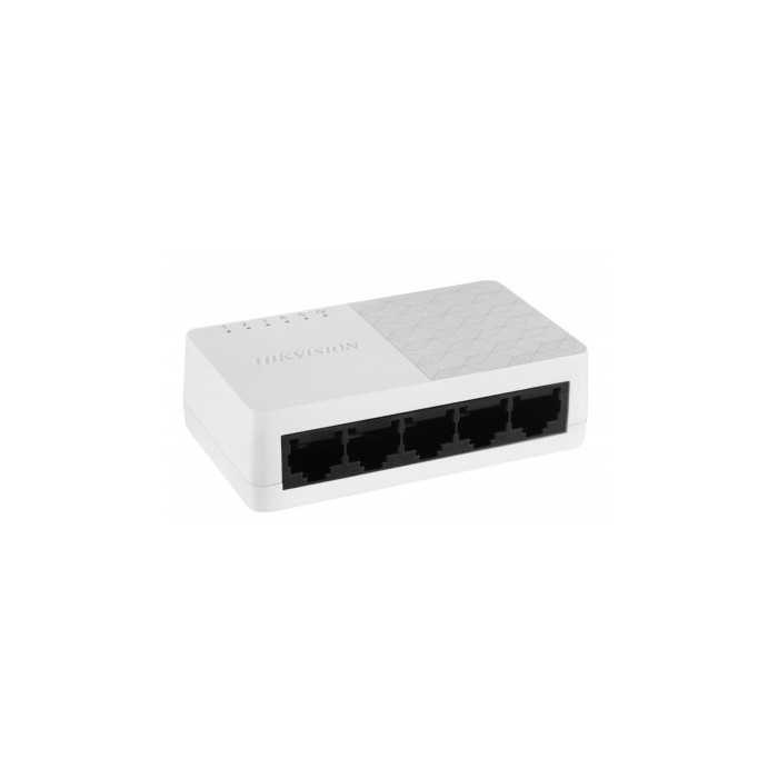 SWITCH 5 HIKVISION 5X 10/100MBPS S/ GESTÃO