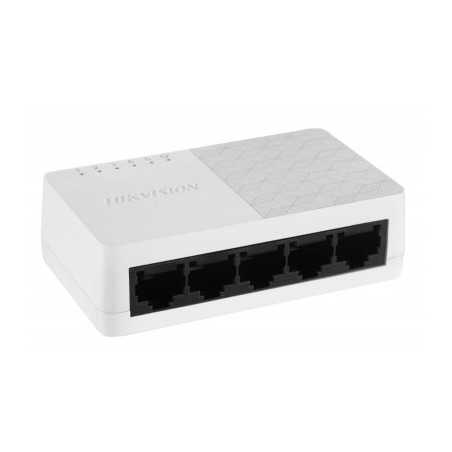 SWITCH 5 HIKVISION 5X 10/100MBPS S/ GESTÃO