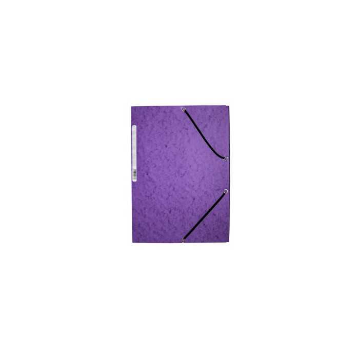 PASTAS DE ELÁSTICOS Q-CONNECT DIN A4 COM ABAS VIOLETA