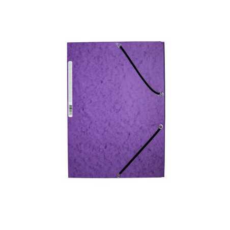 PASTAS DE ELÁSTICOS Q-CONNECT DIN A4 COM ABAS VIOLETA