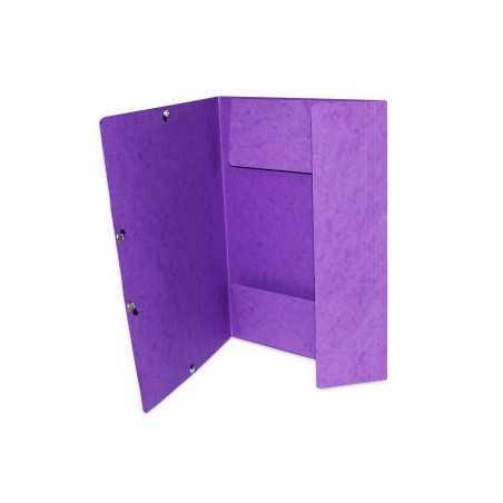 PASTAS DE ELÁSTICOS Q-CONNECT DIN A4 COM ABAS VIOLETA