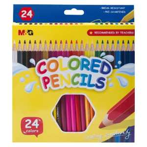 LÁPIS DE COR M&G 24 CORES